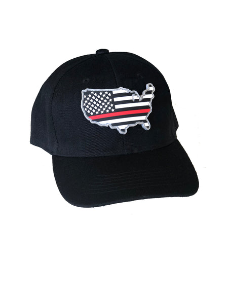 Thin Red Line PVC Patch Hat