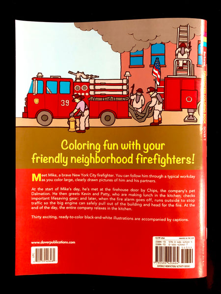 Firefighters Coloring Book (Dover Coloring Books)