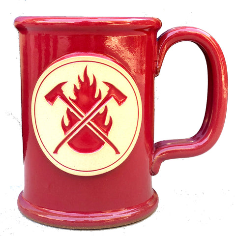 Red Flame & Axes Mugs